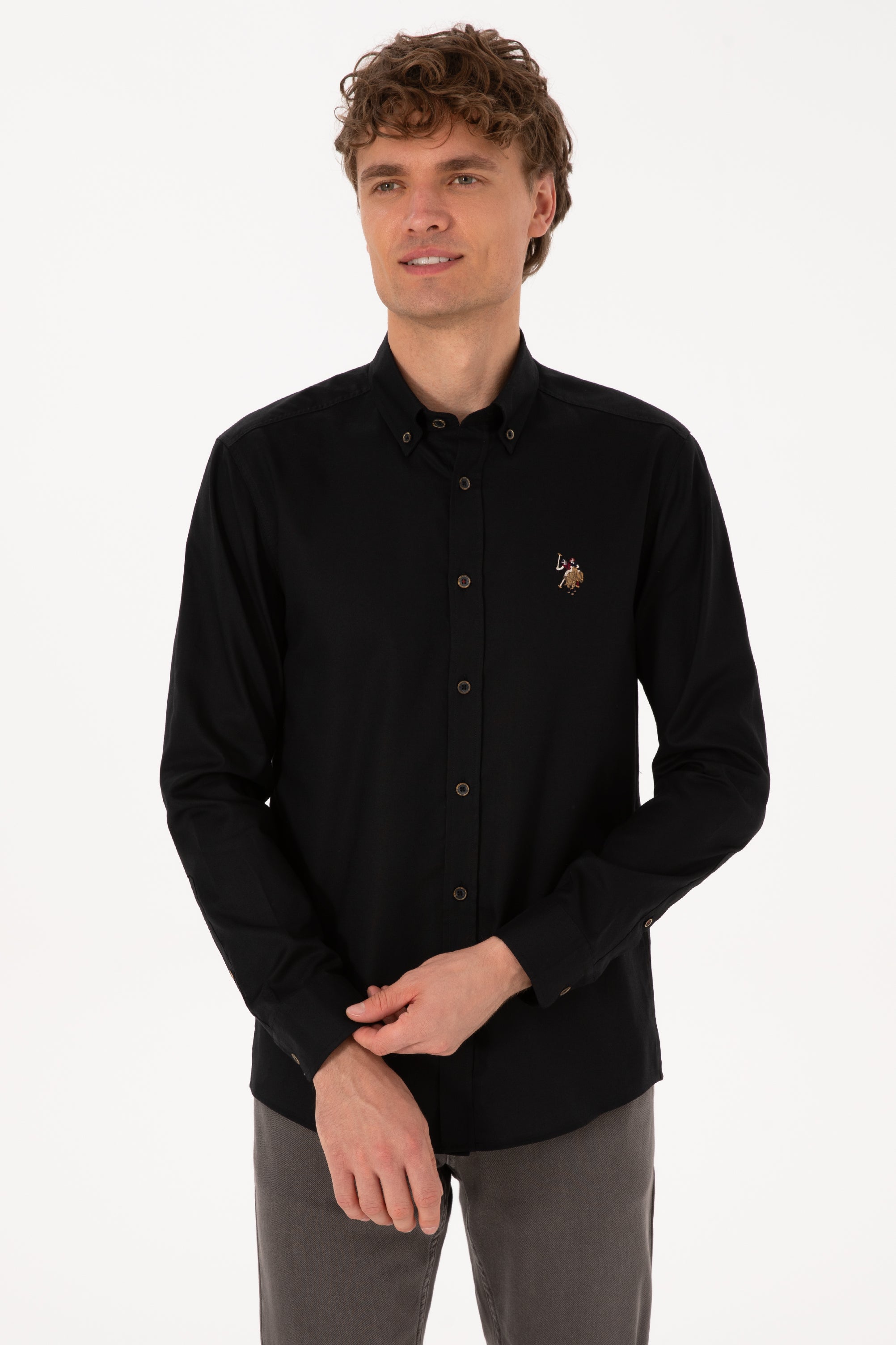 CHEMISE HOMME CEDCOLOR BLACK