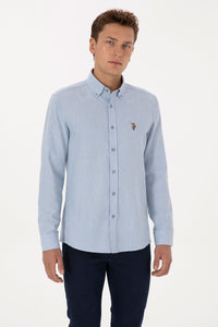 CHEMISE HOMME AKIS BLUE-LIGHT