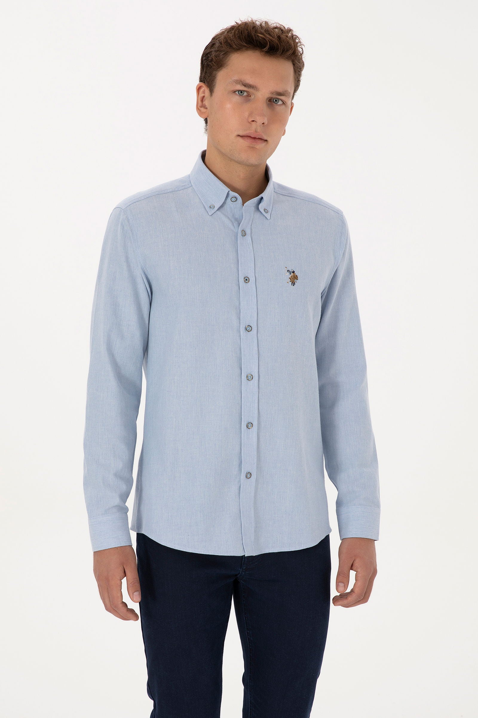 CHEMISE HOMME AKIS BLUE-LIGHT