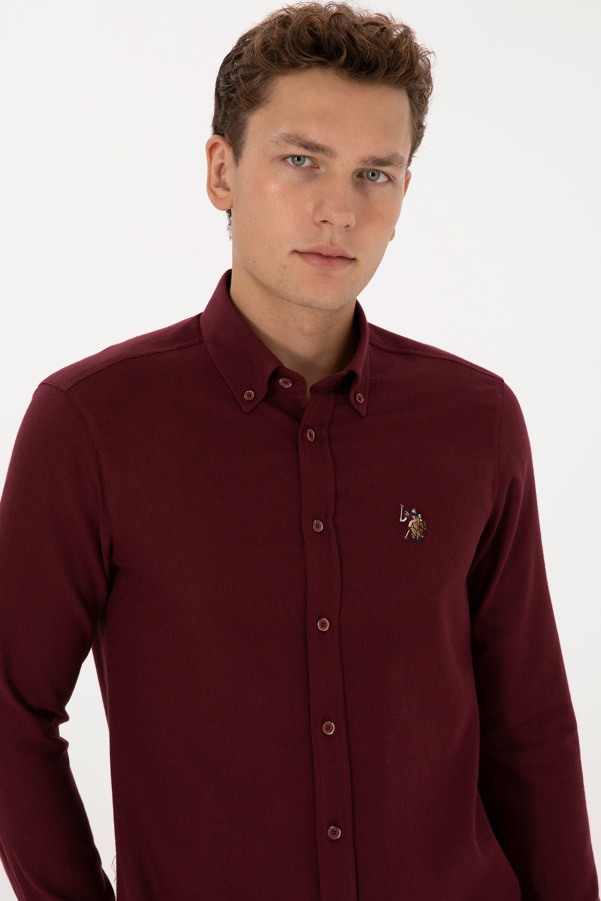 CHEMISE HOMME AKIS BURGUNDY