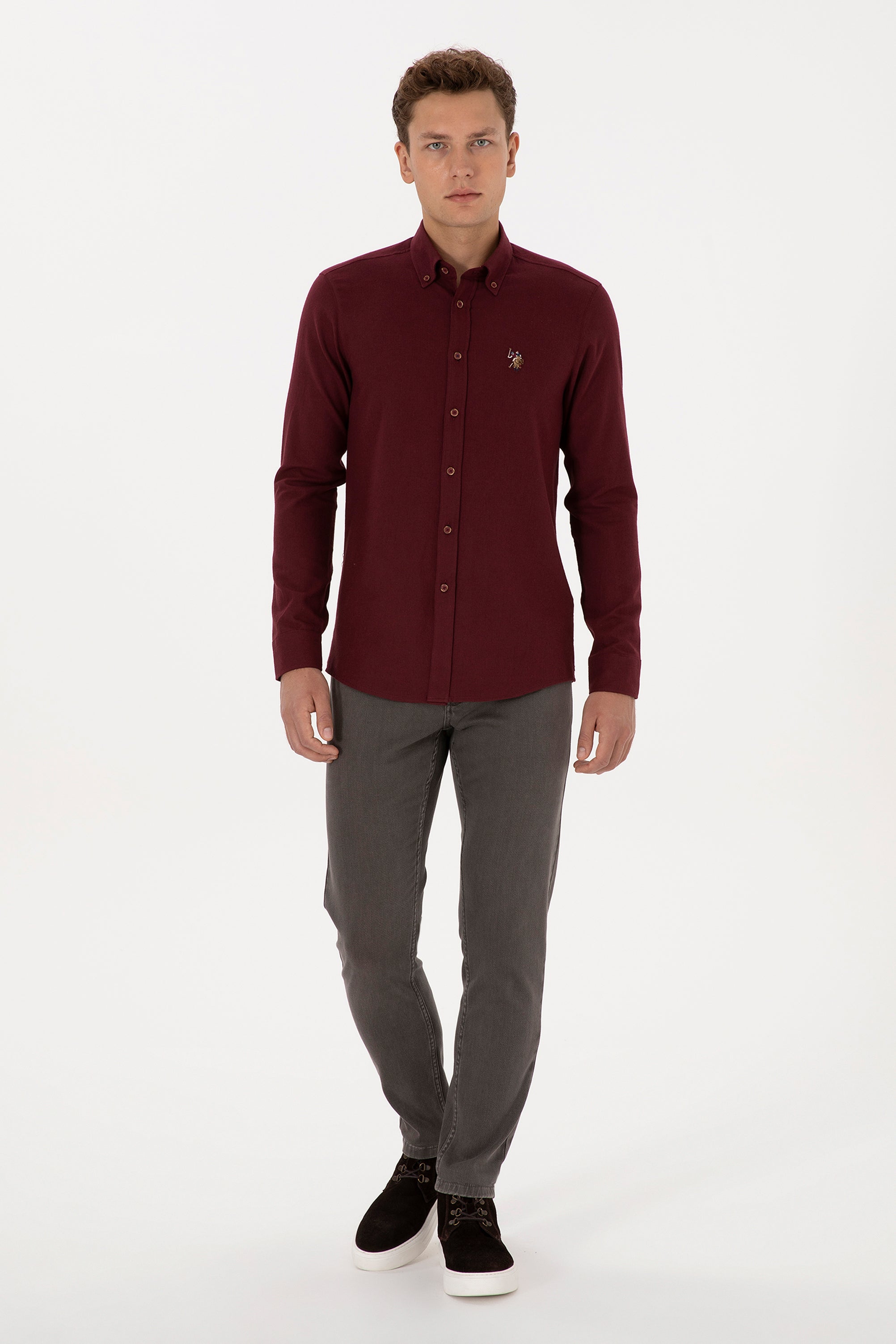 CHEMISE HOMME AKIS BURGUNDY