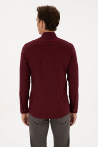 Chemise AKIS BURGUNDY