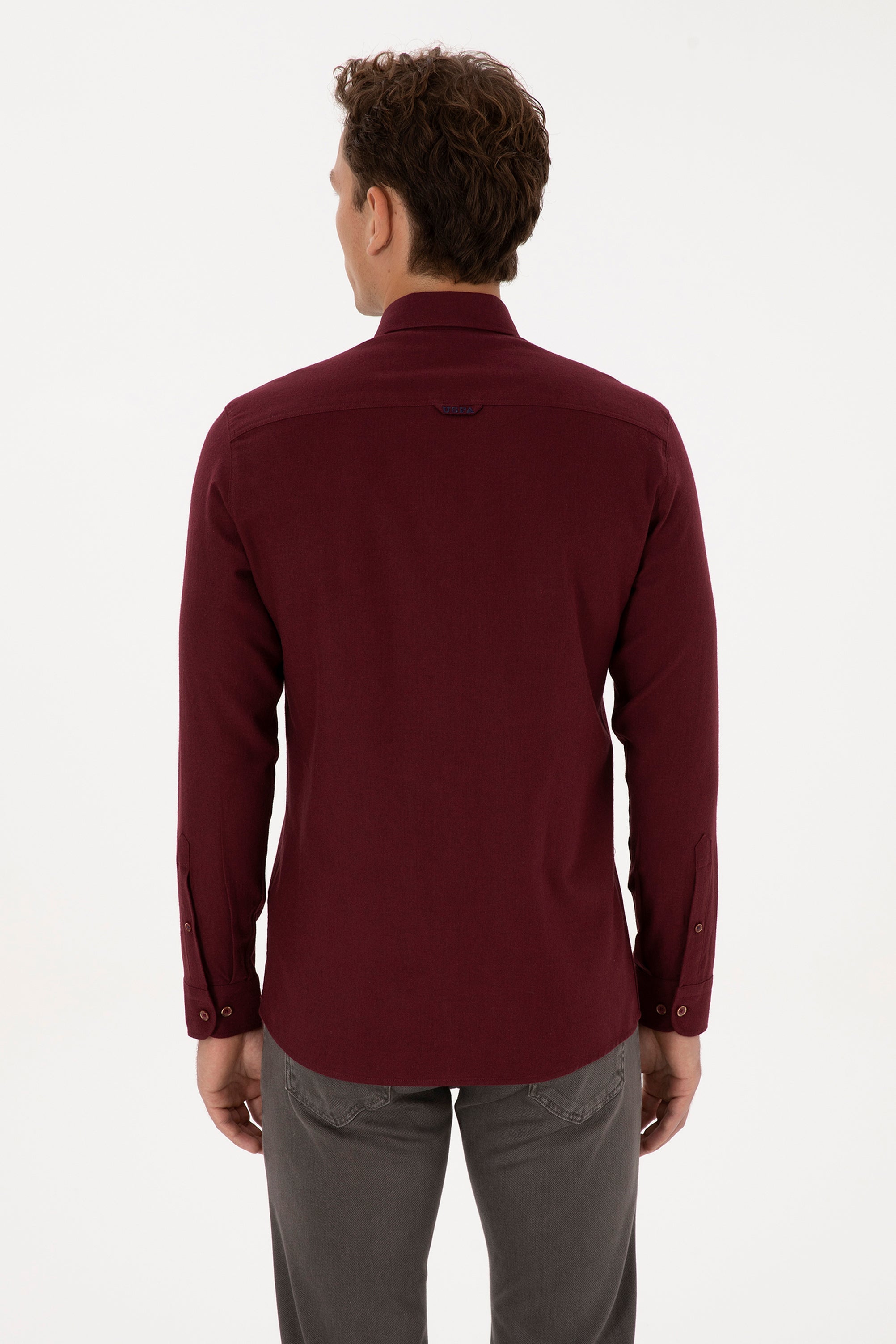 Chemise AKIS BURGUNDY
