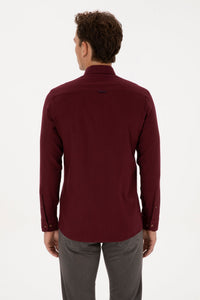 CHEMISE HOMME AKIS BURGUNDY