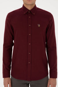 CHEMISE HOMME AKIS BURGUNDY