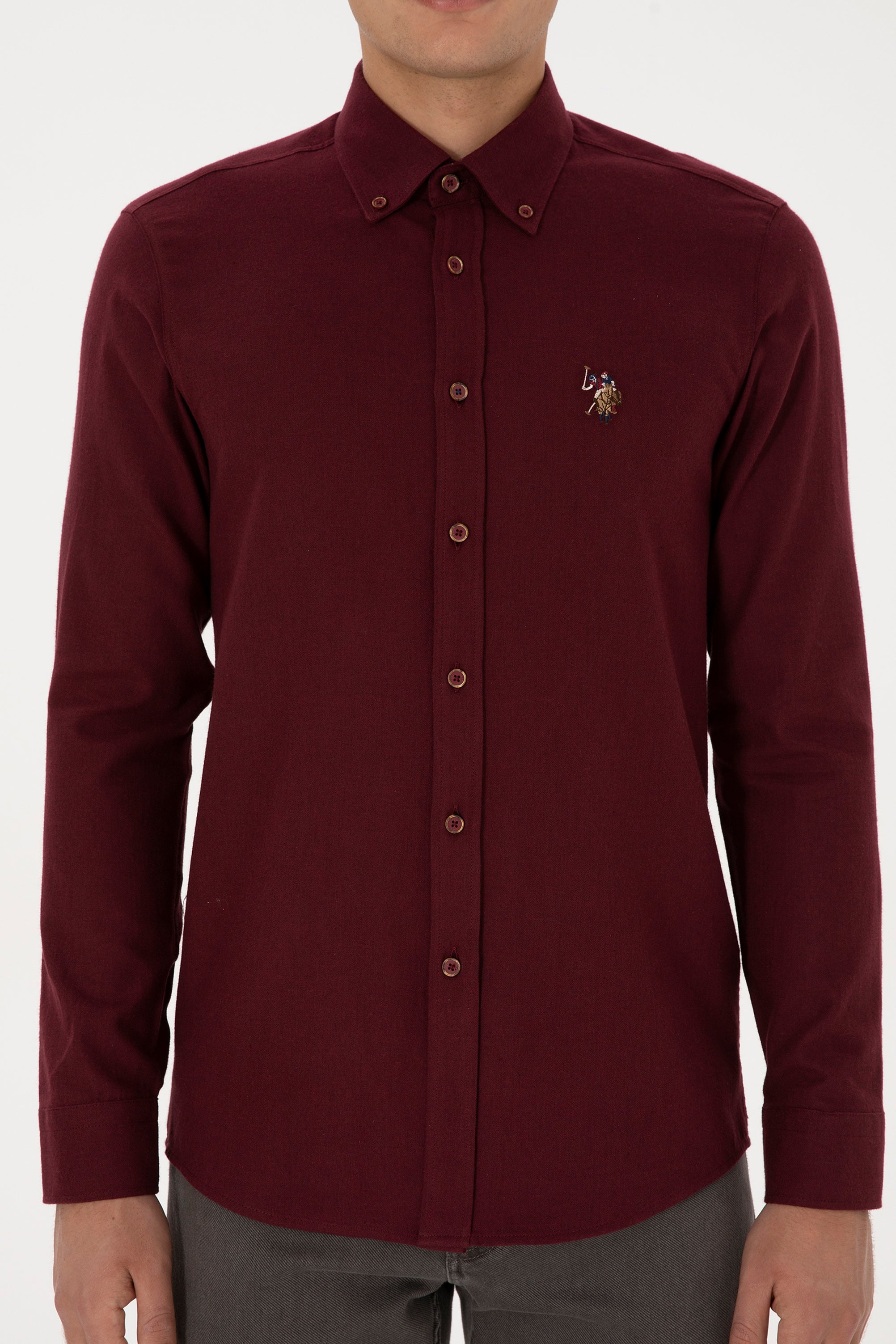 CHEMISE HOMME AKIS BURGUNDY
