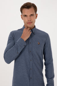 CHEMISE HOMME AKIS BLUE-INDIGO