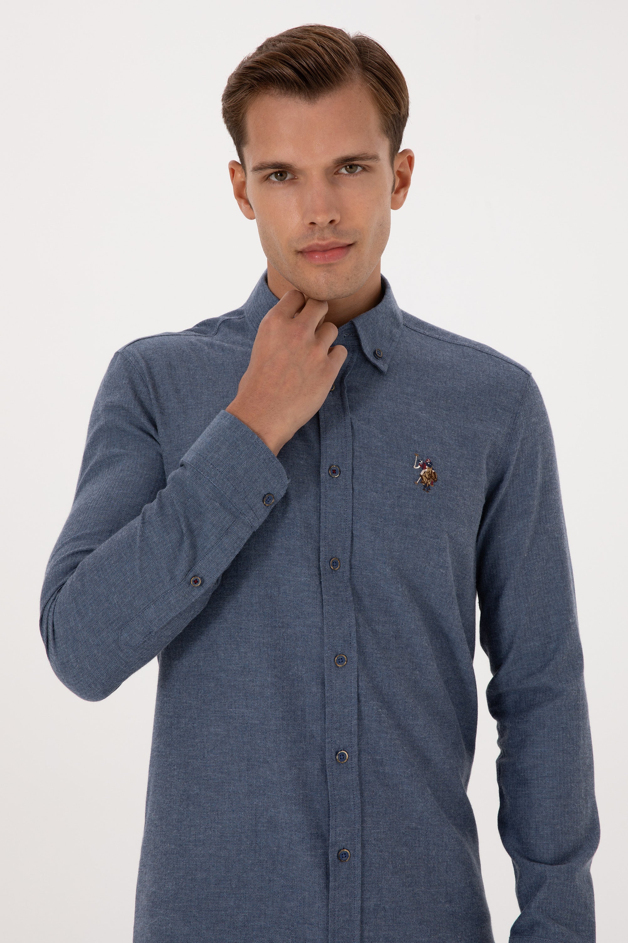 CHEMISE HOMME AKIS BLUE-INDIGO