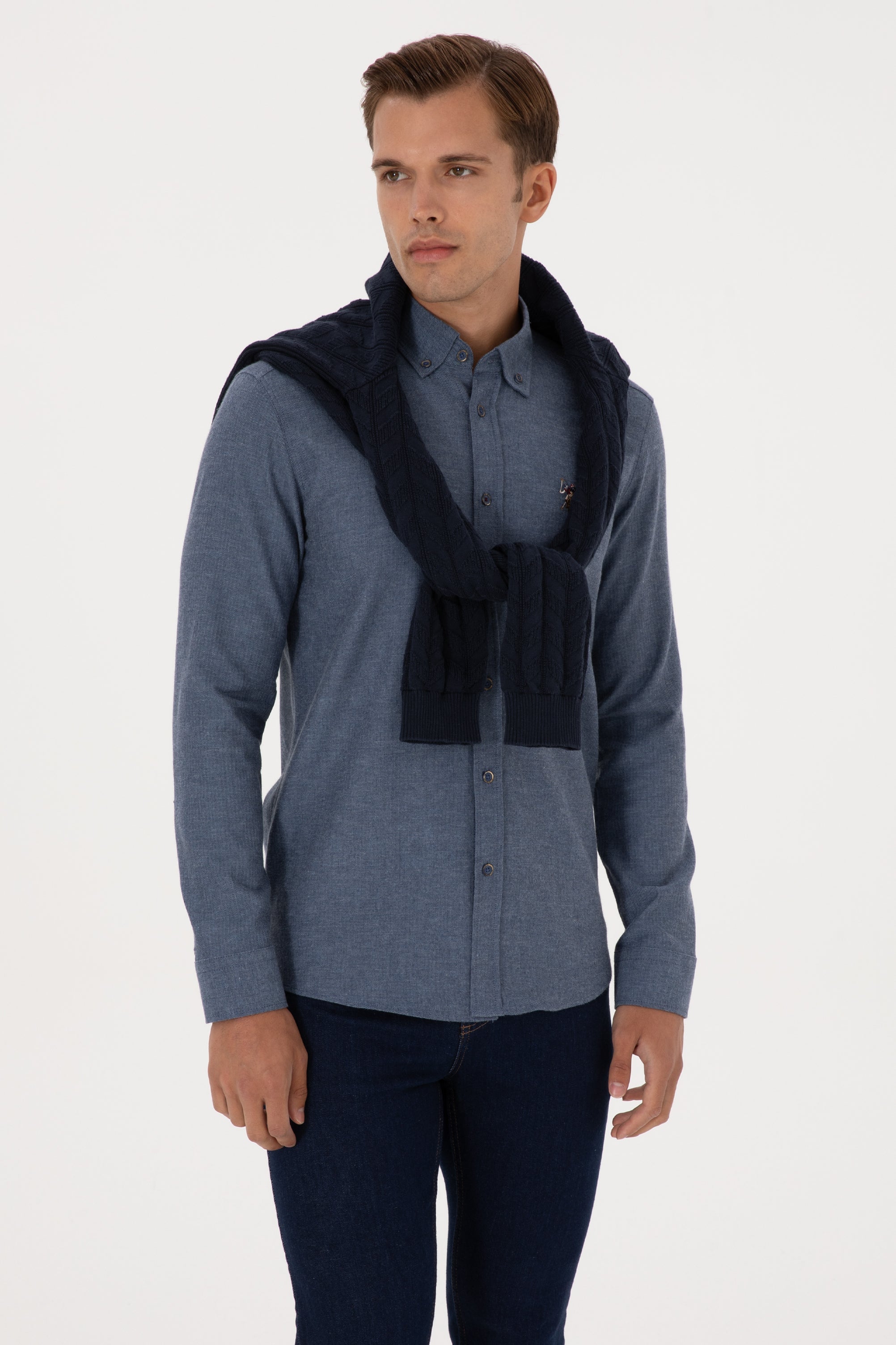 CHEMISE HOMME AKIS BLUE-INDIGO