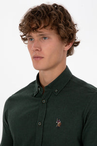 CHEMISE HOMME AKIS GREEN-FONCE