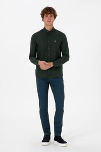 CHEMISE HOMME AKIS GREEN-FONCE