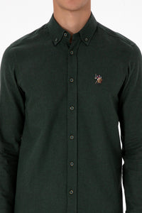 CHEMISE HOMME AKIS GREEN-FONCE