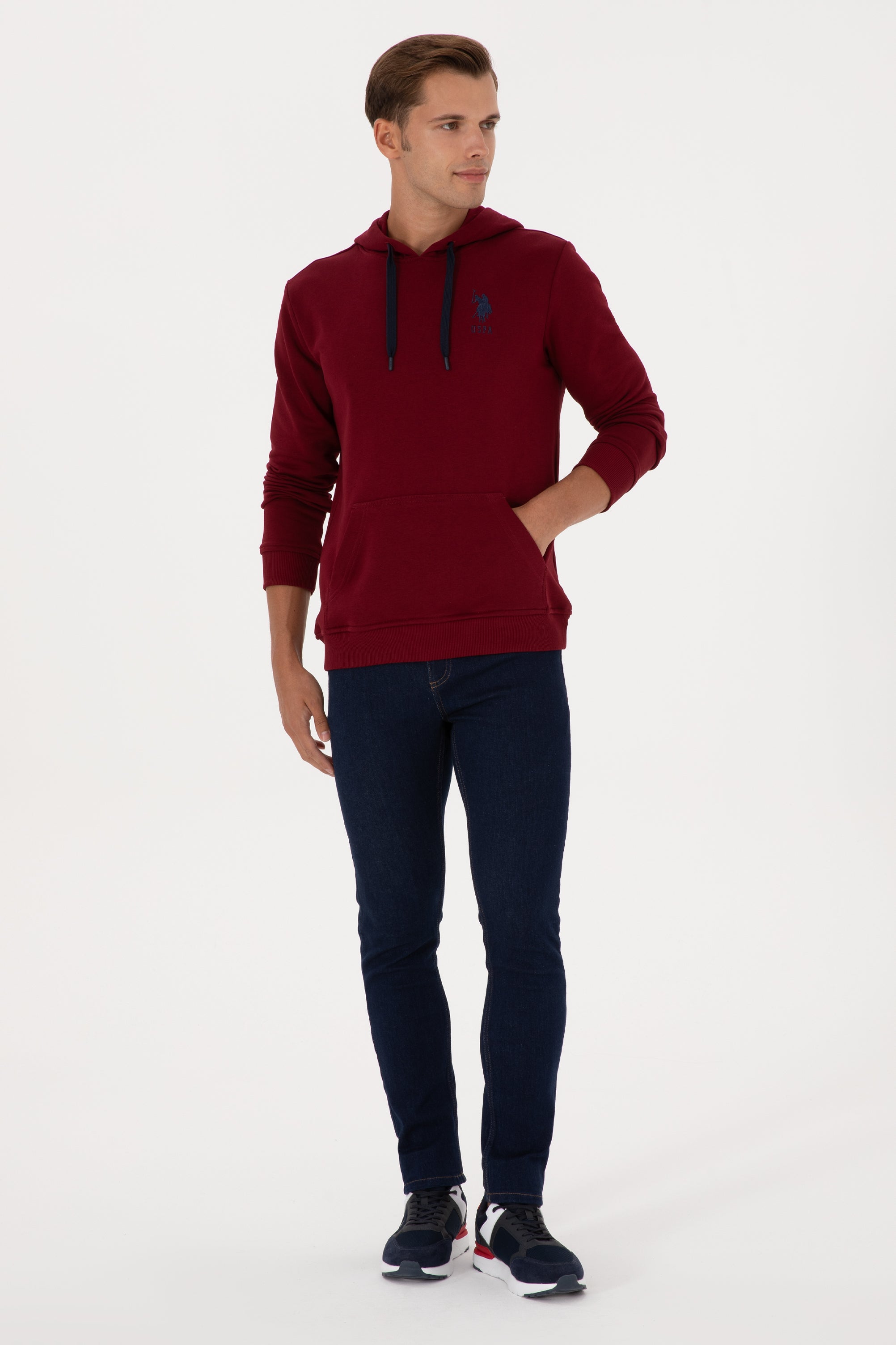 Sweat-shirt GURIN BURGUNDY