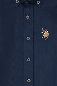 CHEMISE GARCON CEDCOLORKIDS NAVY-BLUE