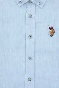 CHEMISE GARCON AKISKIDS BLUE-LIGHT