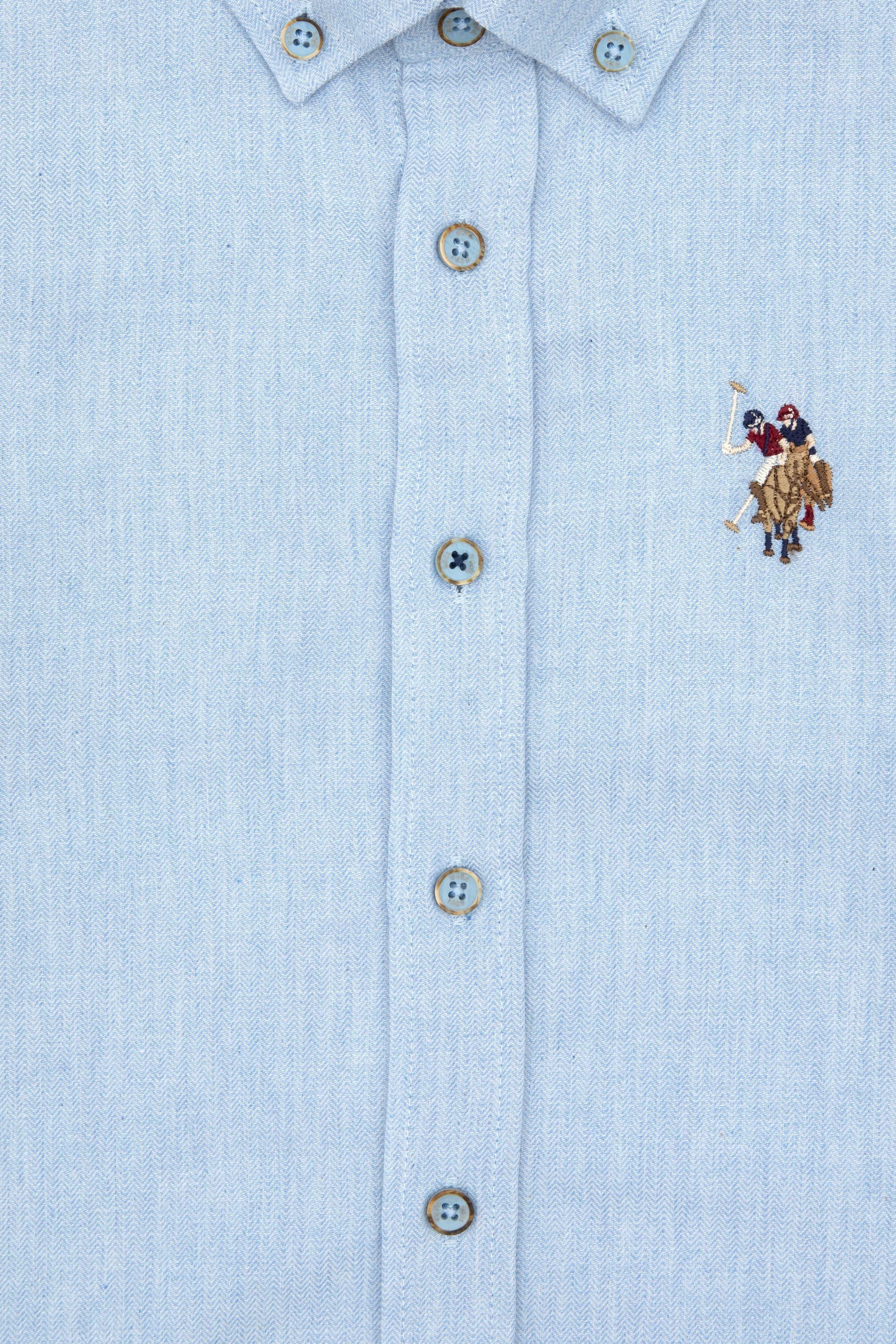 CHEMISE GARCON AKISKIDS BLUE-LIGHT