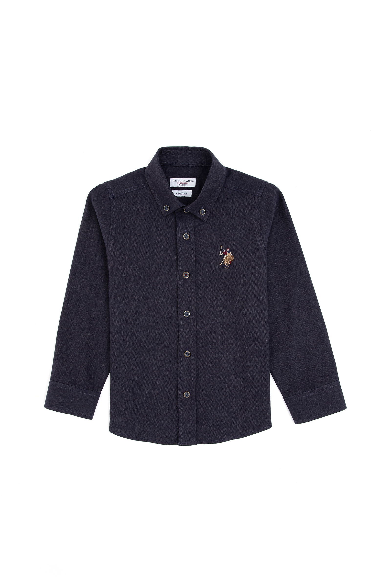 CHEMISE GARCON AKISKIDS NAVY-BLUE