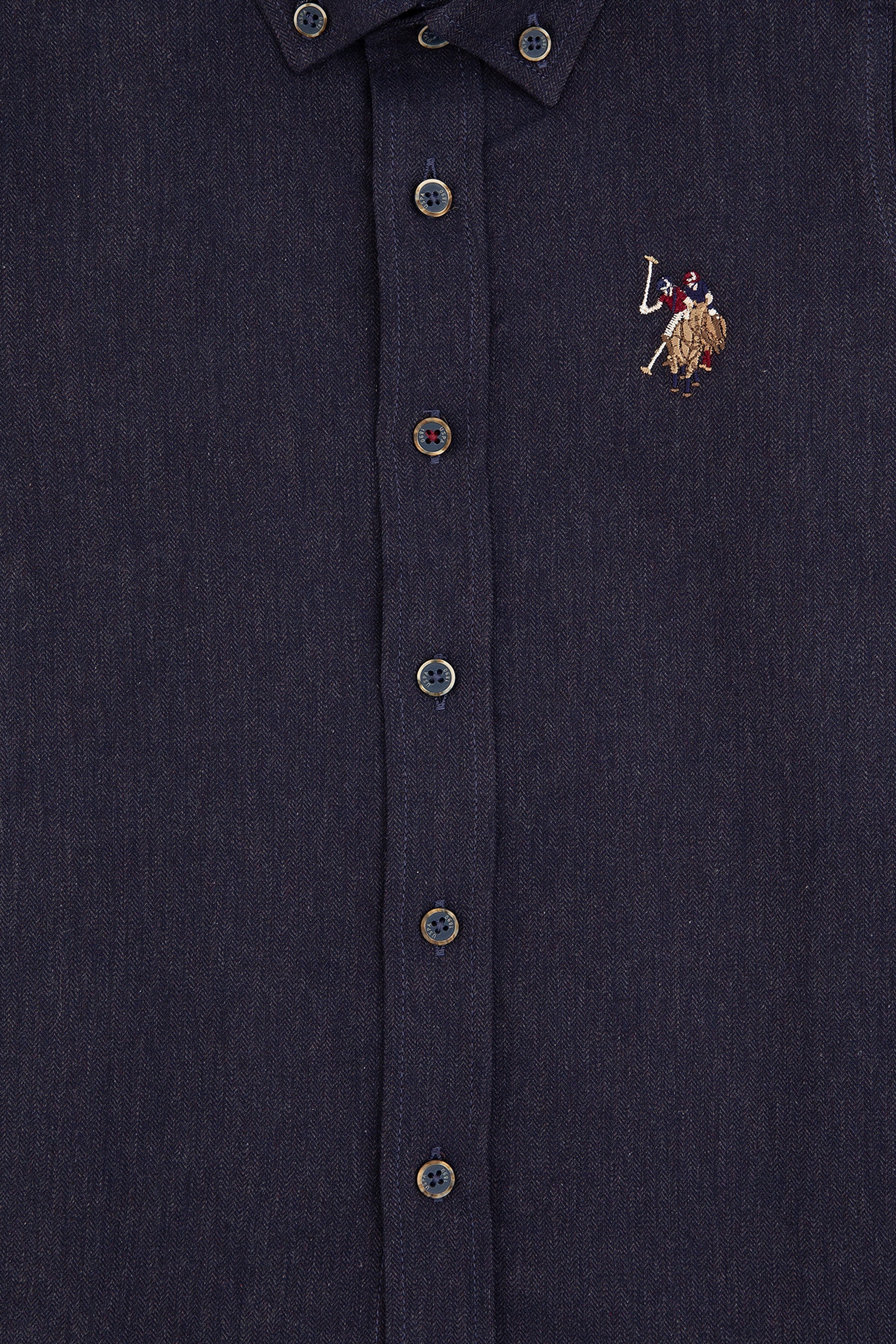 CHEMISE GARCON AKISKIDS NAVY-BLUE