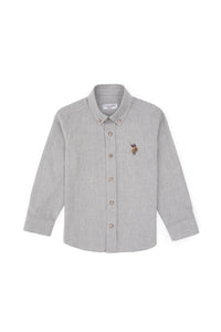 CHEMISE GARCON AKISKIDS STONE