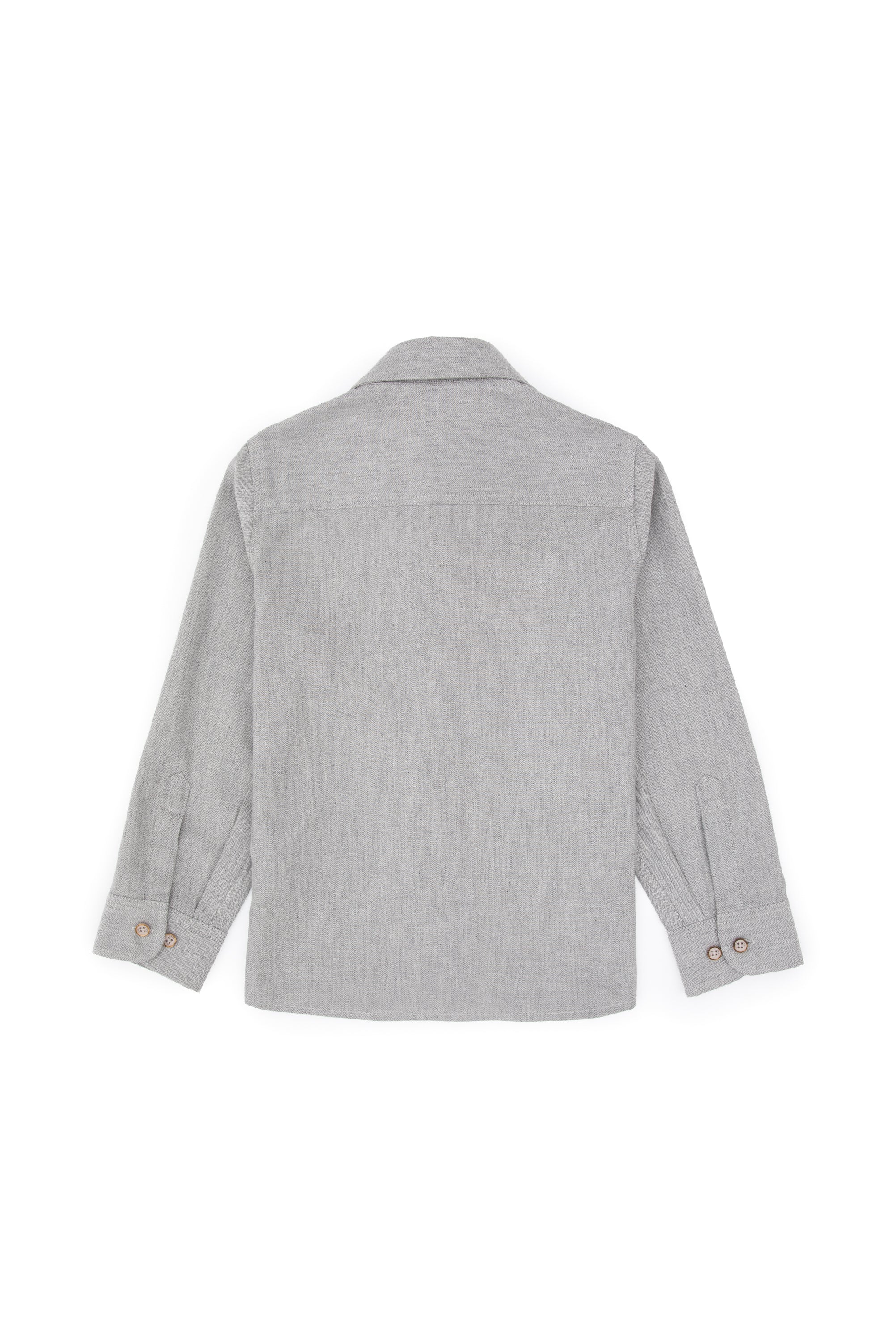 CHEMISE GARCON AKISKIDS STONE