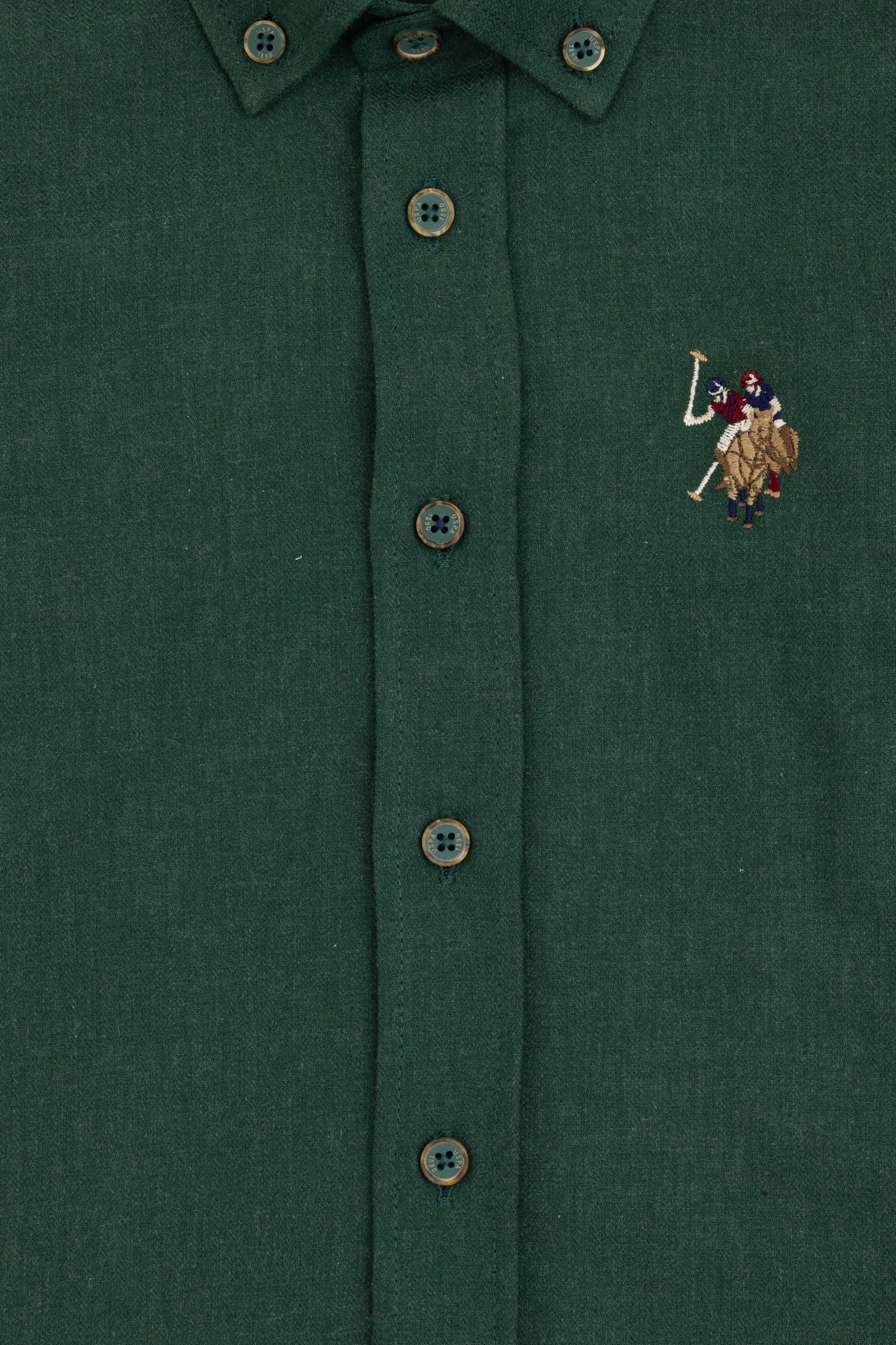 CHEMISE GARCON AKISKIDS GREEN-FONCE