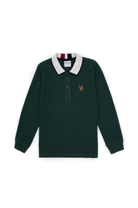 SWEAT-SHIRT GARCON SD01 GREEN-FONCE