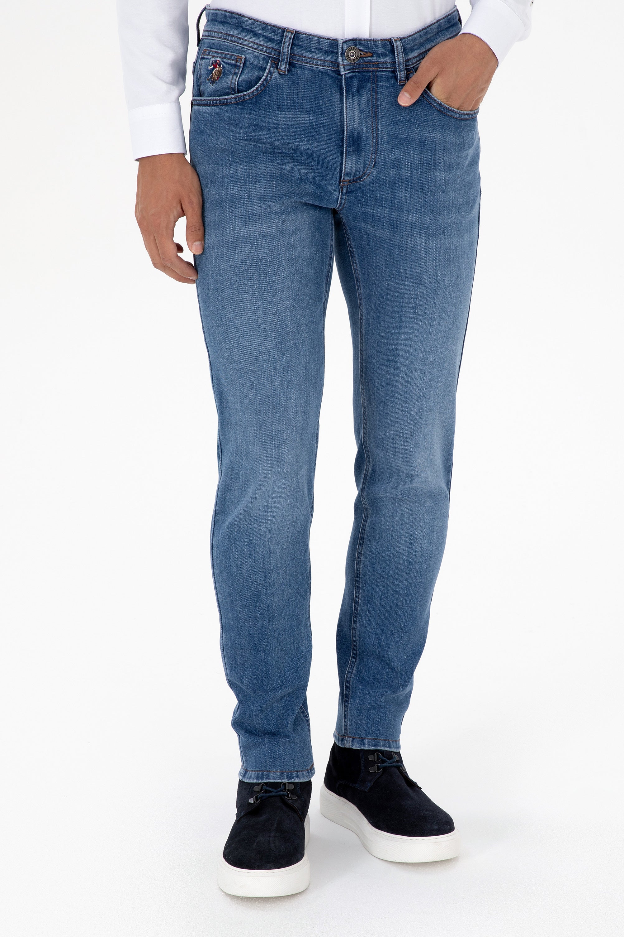 PONTALONS HOMME RC-LACOPO-MID BLUE MOYEN