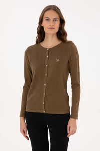 Cardigan CATINE GREEN MILITAIRE