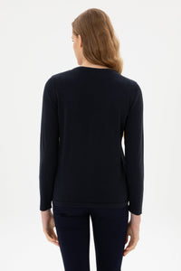 Cardigan CATINE NAVY BLUE