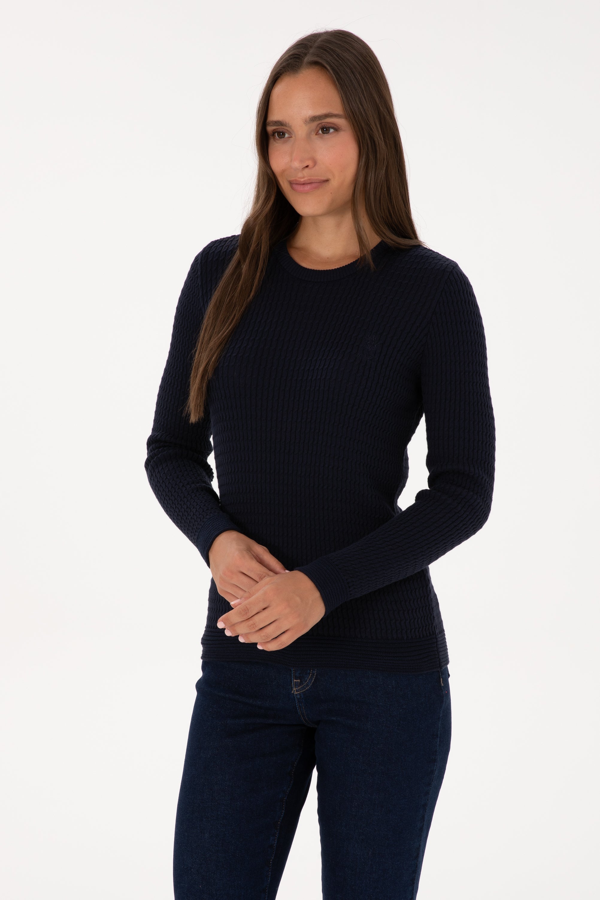 PULL FEMME KARLA NAVY-BLUE