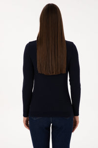 PULL FEMME KARLA NAVY-BLUE