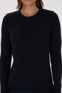 PULL FEMME KARLA NAVY-BLUE