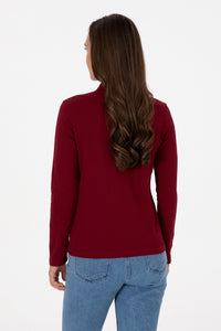 SWEAT-SHIRT FEMME TPG BURGUNDY