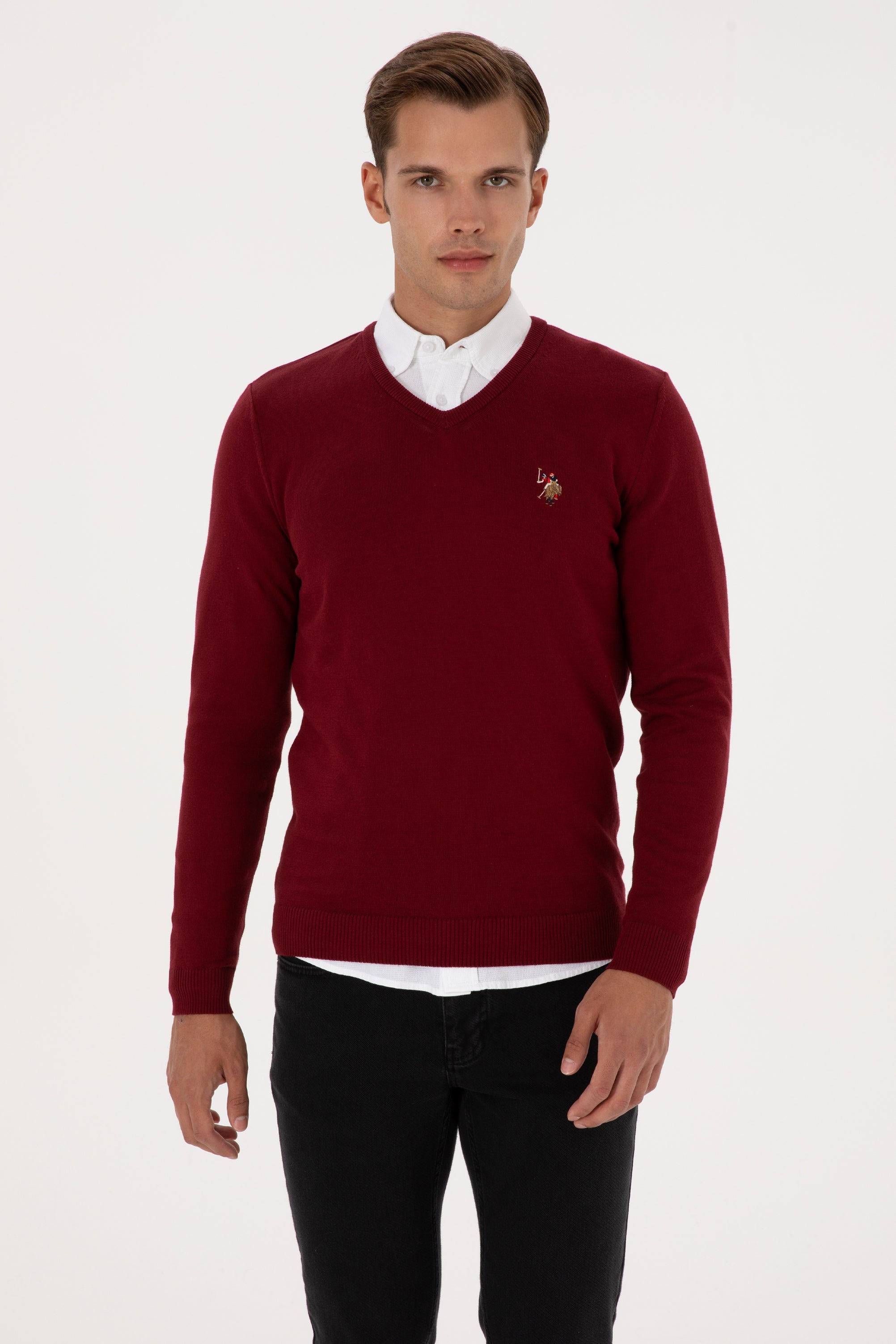 Pull TD03 BURGUNDY