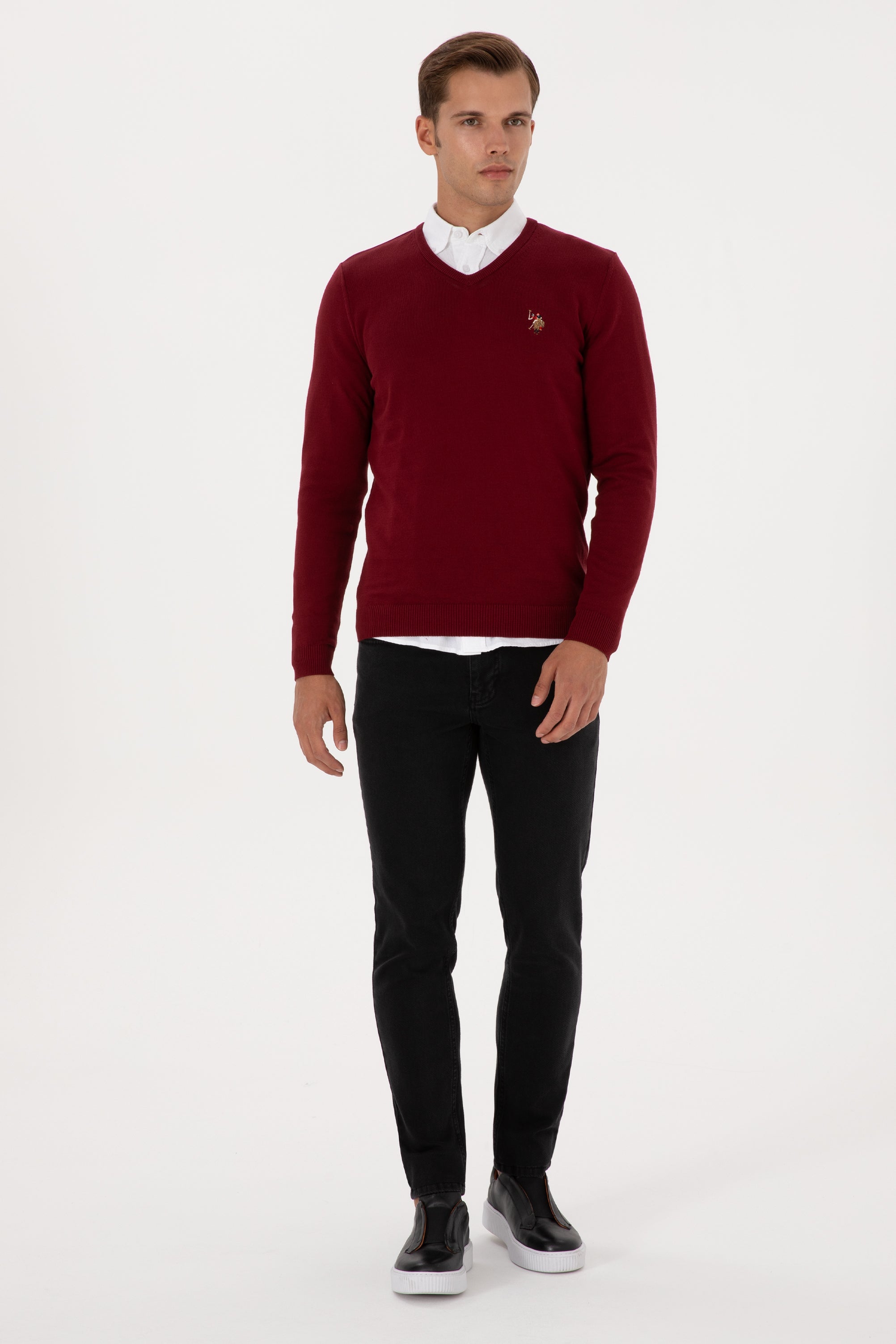 Pull TD03 BURGUNDY
