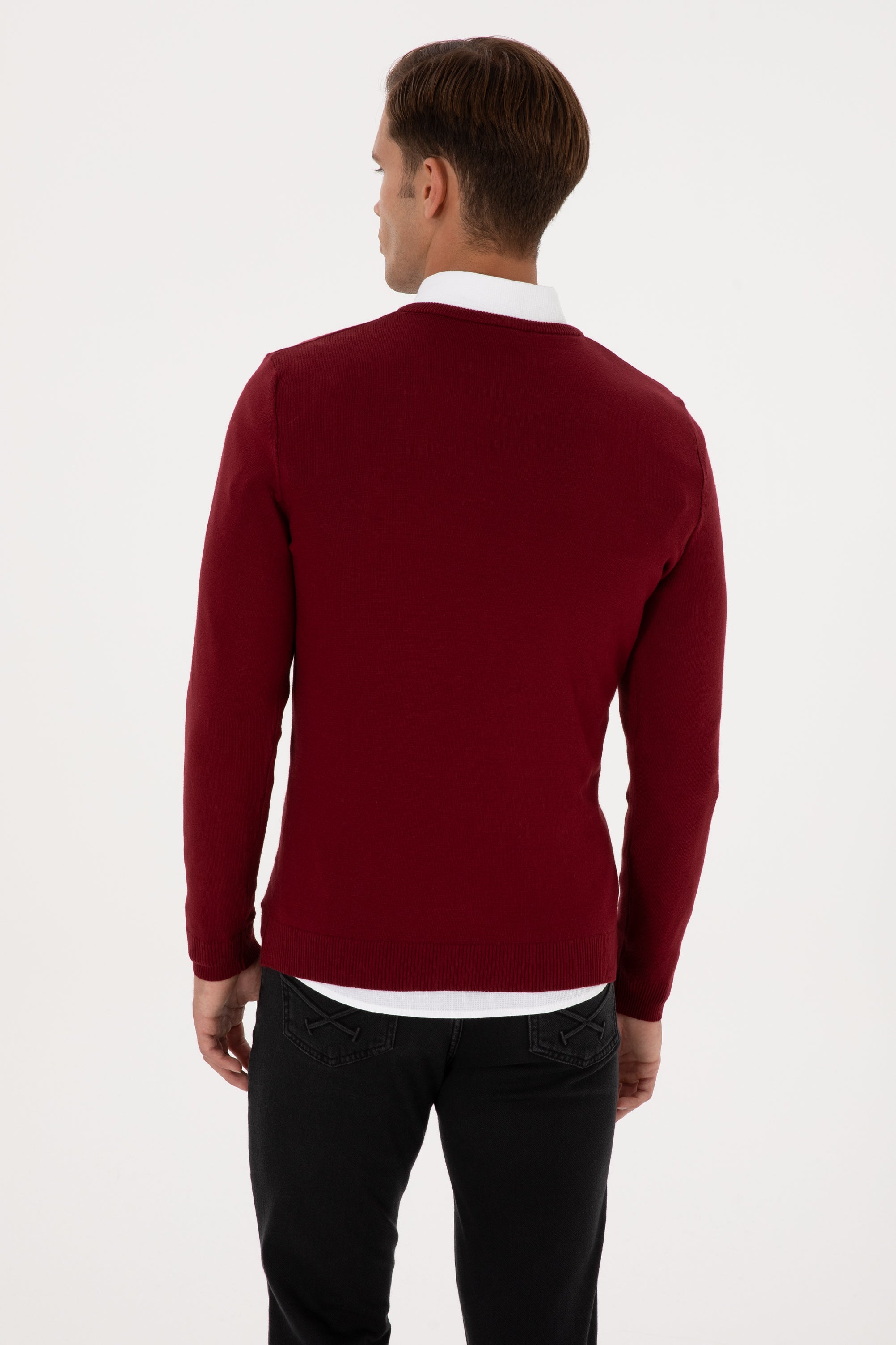 Pull TD03 BURGUNDY