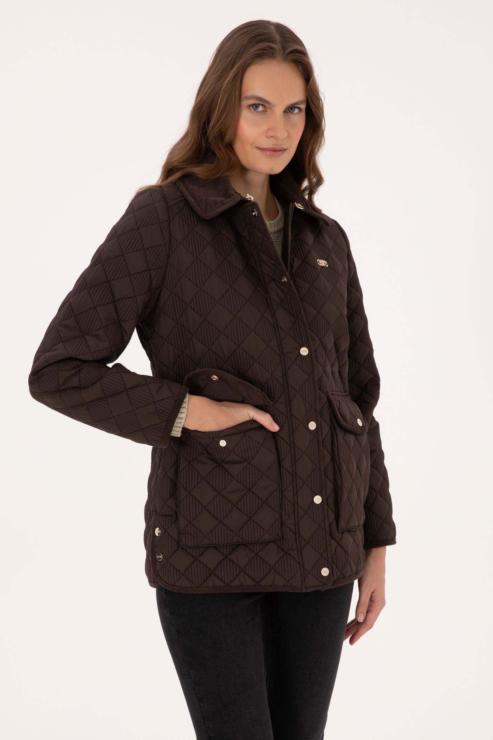 Veste EDRA dark brown