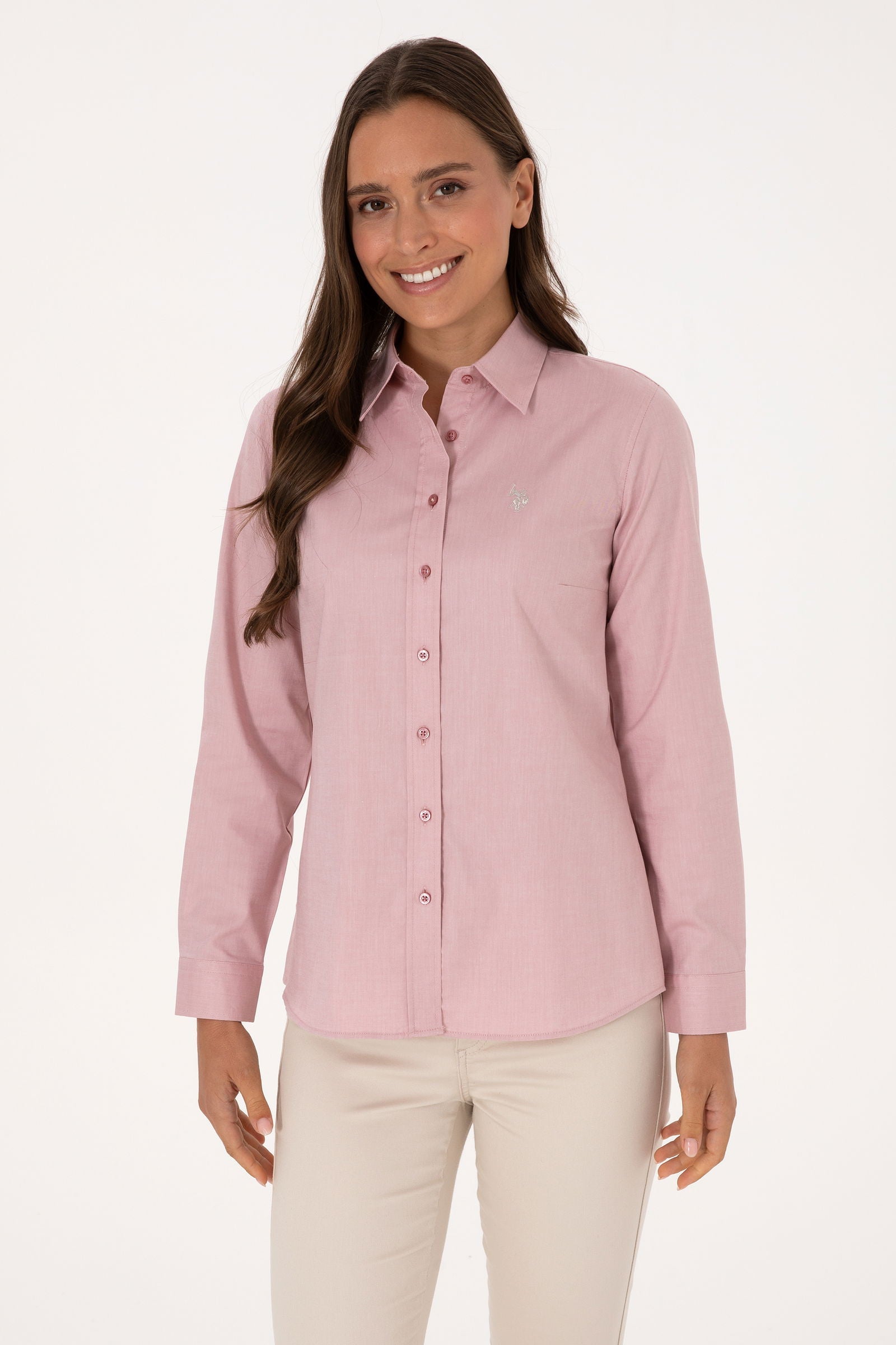 long-sleeve-shirt CRISTA Light Pink Orchids