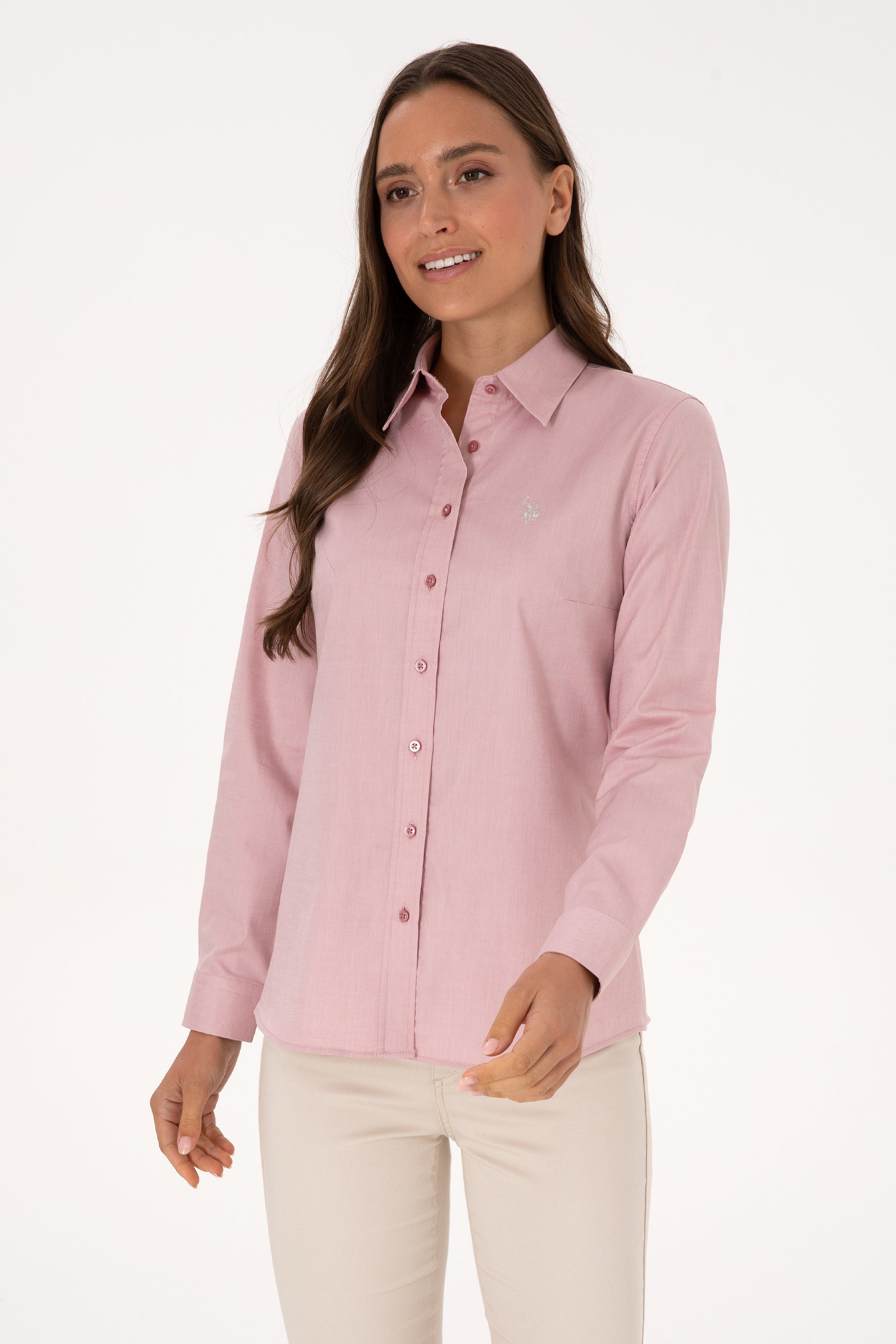 long-sleeve-shirt CRISTA Light Pink Orchids