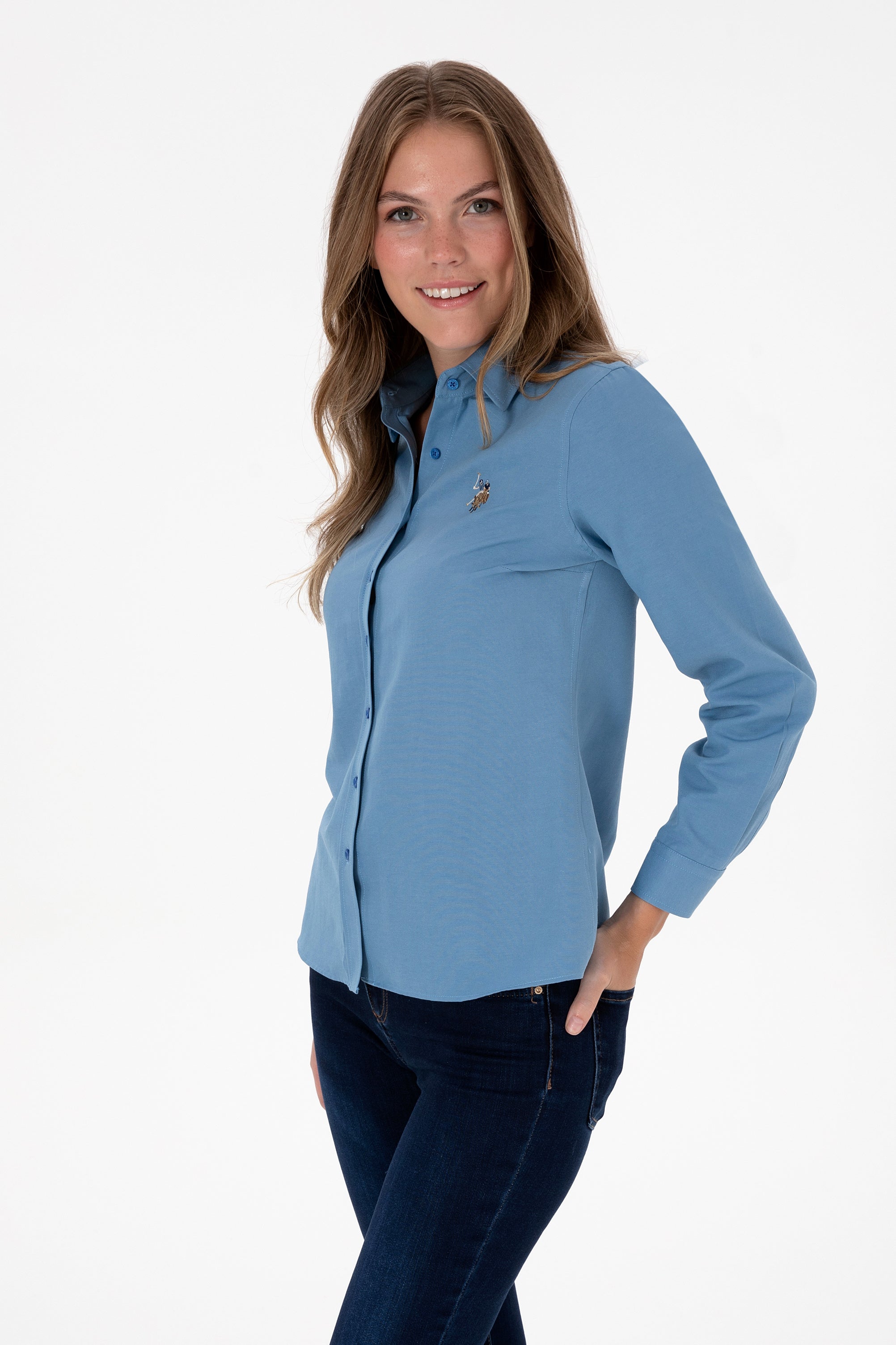 long-sleeve-shirt WOXCOLOR BLUE DARK