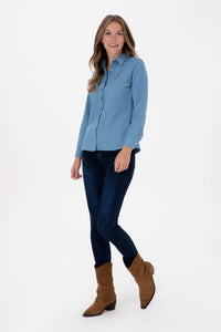 long-sleeve-shirt WOXCOLOR BLUE DARK