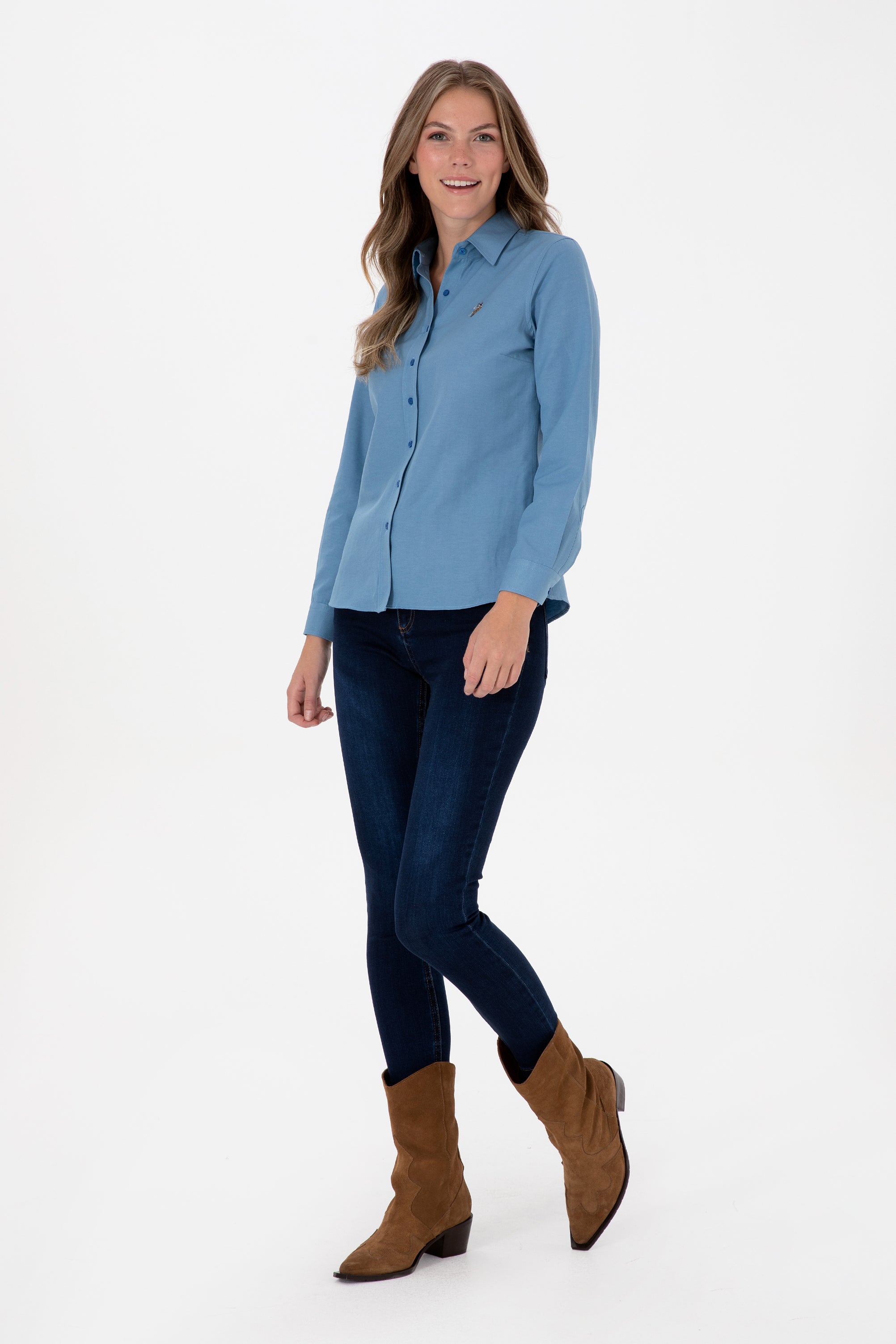 long-sleeve-shirt WOXCOLOR BLUE DARK