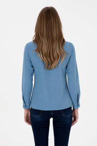 long-sleeve-shirt WOXCOLOR BLUE DARK