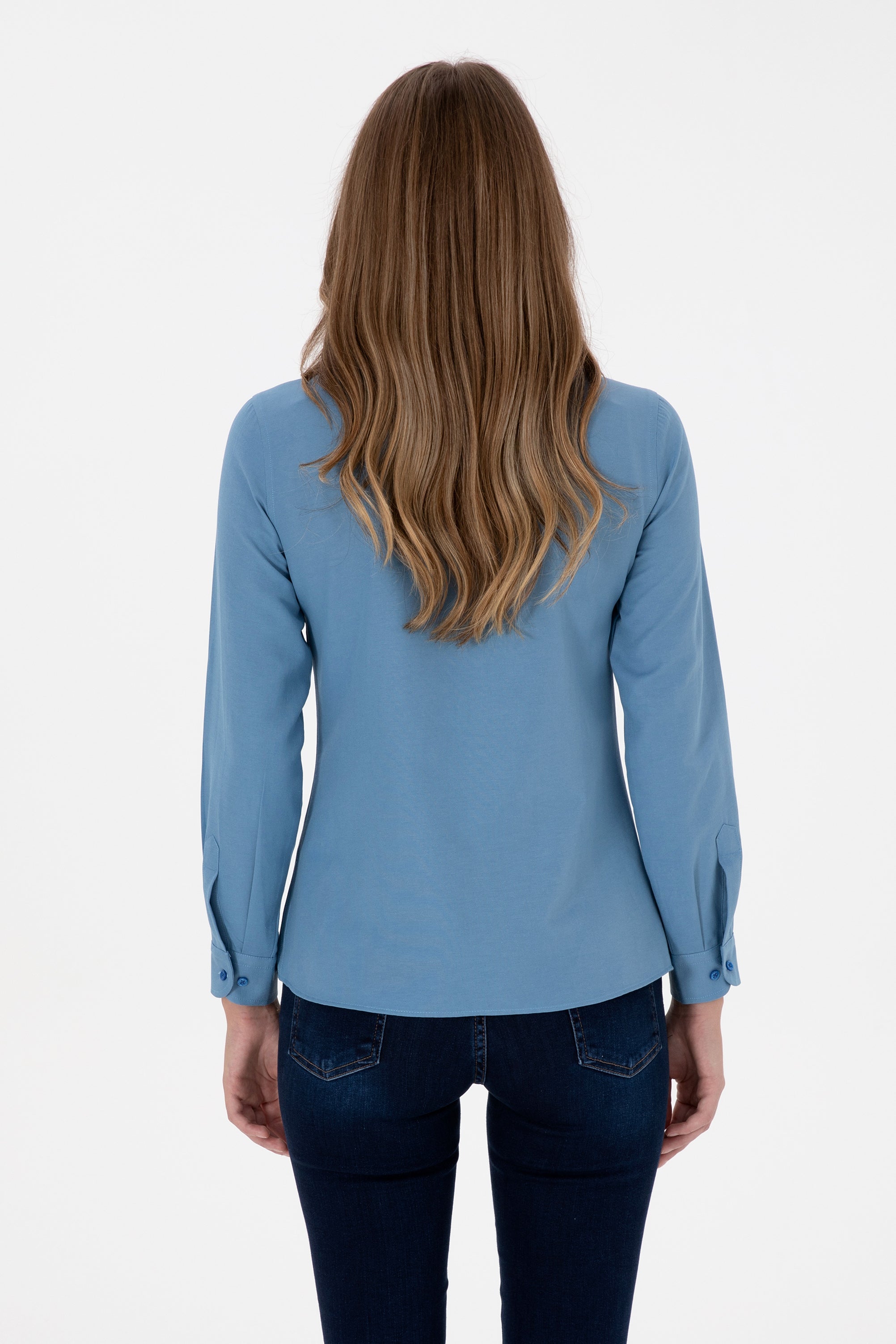 long-sleeve-shirt WOXCOLOR BLUE DARK