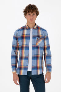 CHEMISE HOMME D-NARRO BLUE-DARK