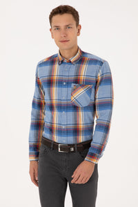CHEMISE HOMME D-NARRO BLUE-DARK