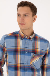 CHEMISE HOMME D-NARRO BLUE-DARK
