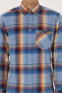 CHEMISE HOMME D-NARRO BLUE-DARK