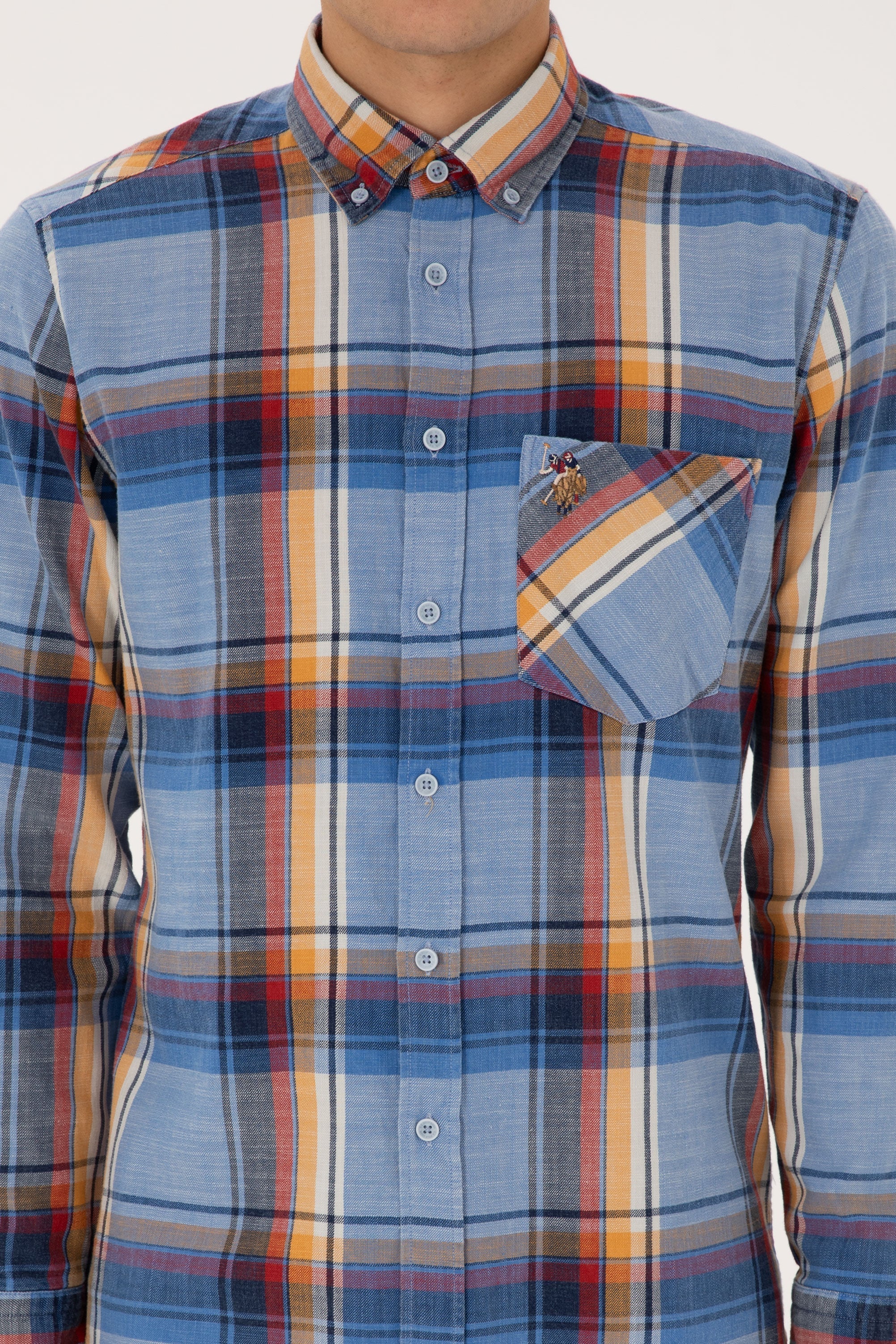 CHEMISE HOMME D-NARRO BLUE-DARK