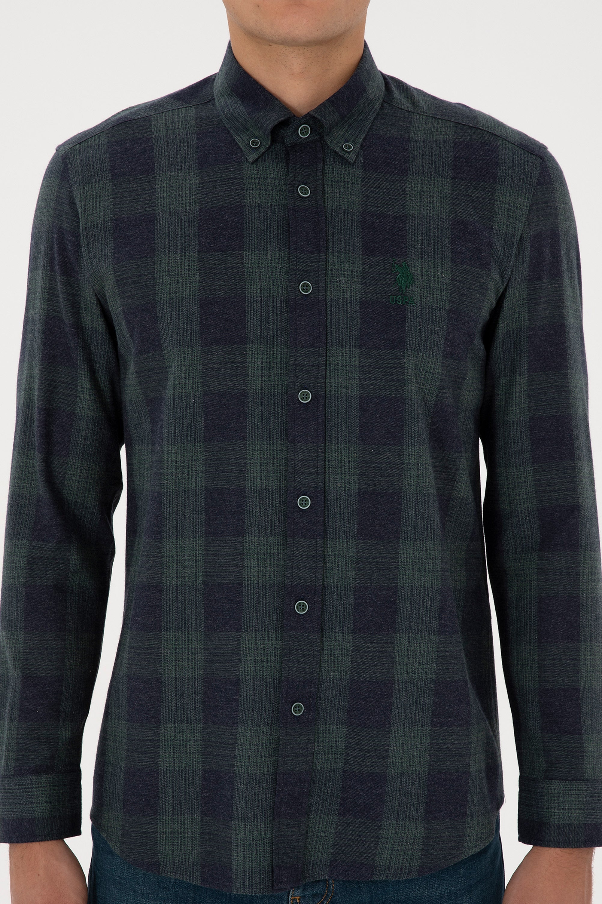 CHEMISE HOMME ASSELA GREEN-FONCE